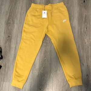 Nike yellow sweats